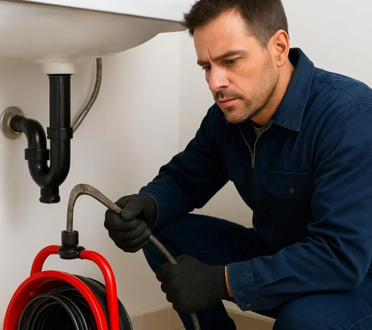 Service professionnel de débouchage des canalisations en Belgique.